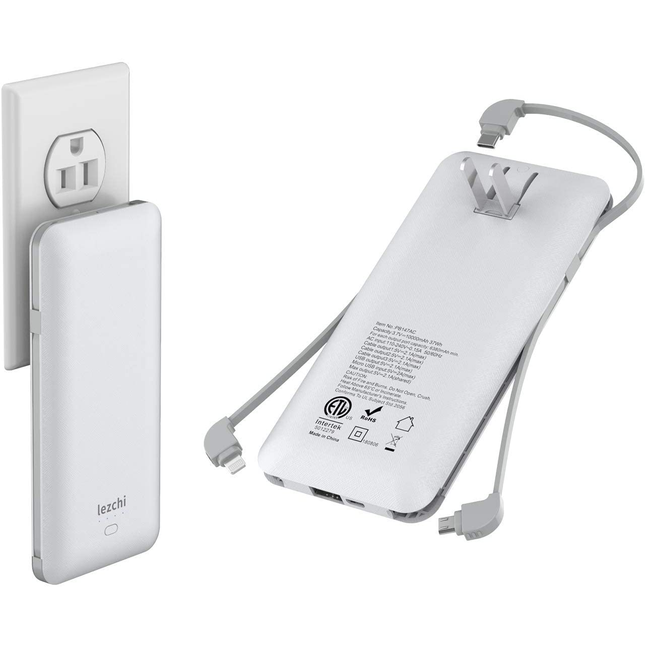 Portable Power Bank | Ultra Slim 10000mAh Portable Charger
