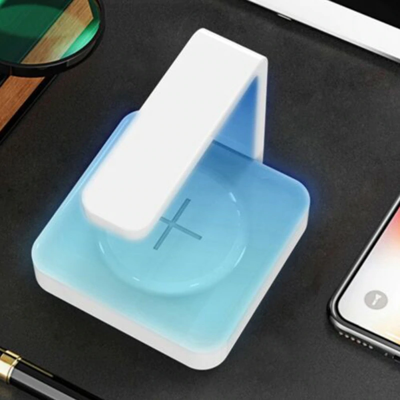 2-in-1 UV Cell Phone Sanitizer And Wireless QI Fast Charger (iPhone, Samsung, Android)