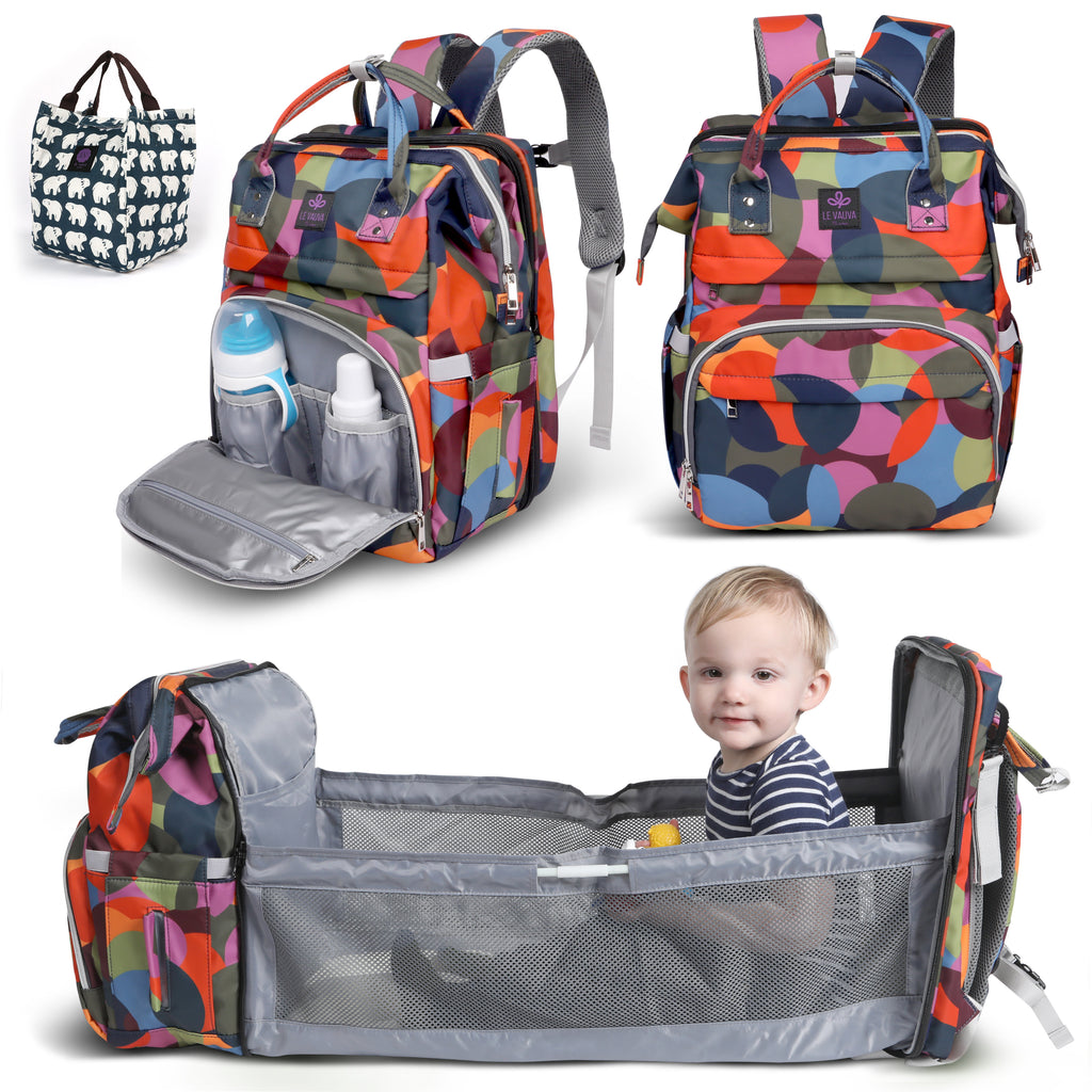Le Vauva Diaper Bag with Changing Station
